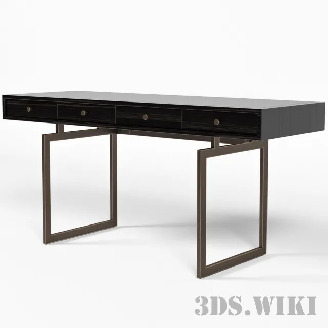 furniture - Desk Executive 3D Model