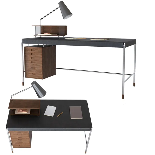 furniture - Desk Loft Society Table Carl Hansen and Son 3D Model