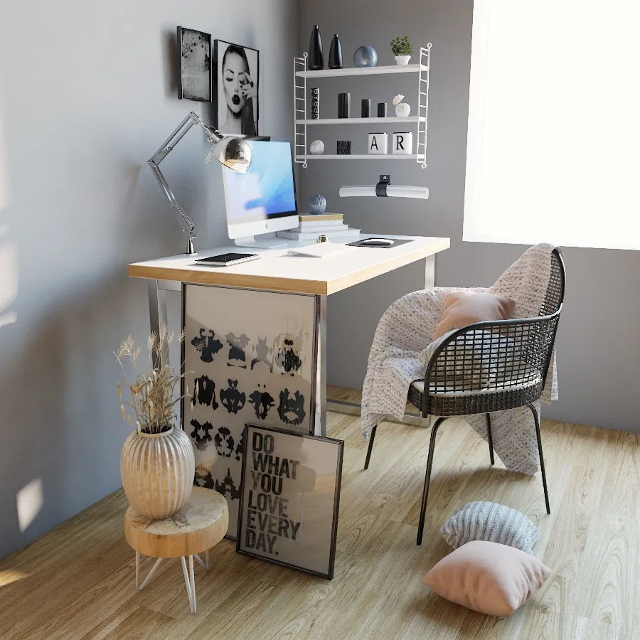 furniture - Desktop 23 3D Model