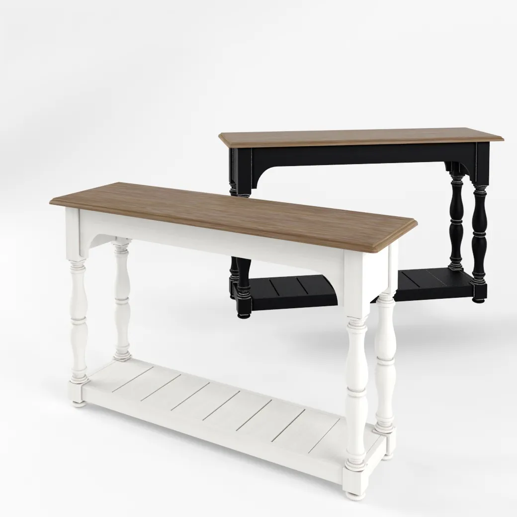 furniture - Dialma Brown Console table 3D Model