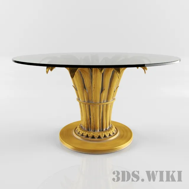 furniture - Dining table Chelini Ftpy 504 3D Model