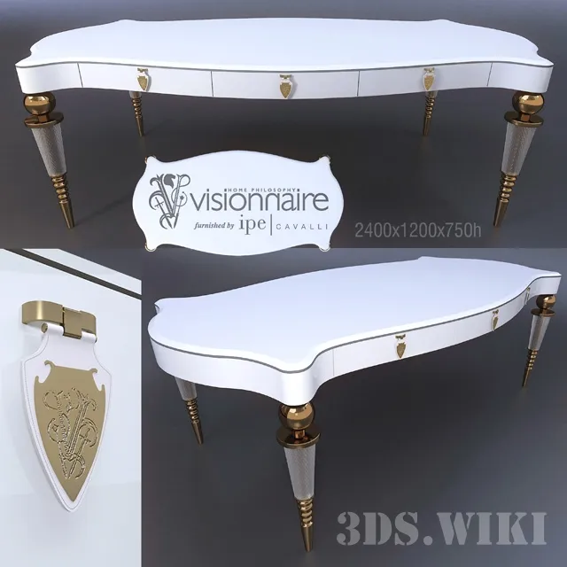 furniture - Dining table IPE Cavalli (Visionnaire) 3D Model