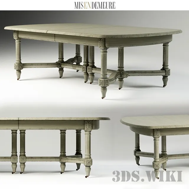 furniture - Dining Table MANGER FIGEAC 3D Model