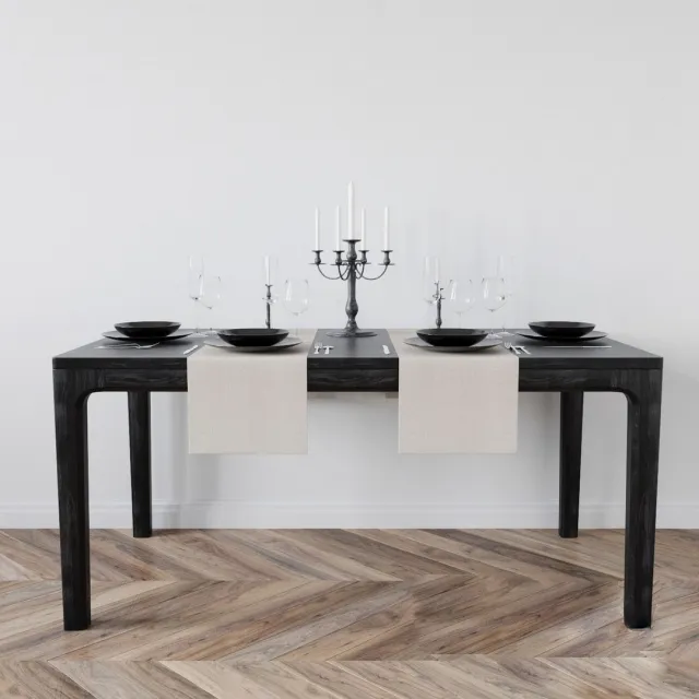 furniture - Dining table Mavis 2 3D Model