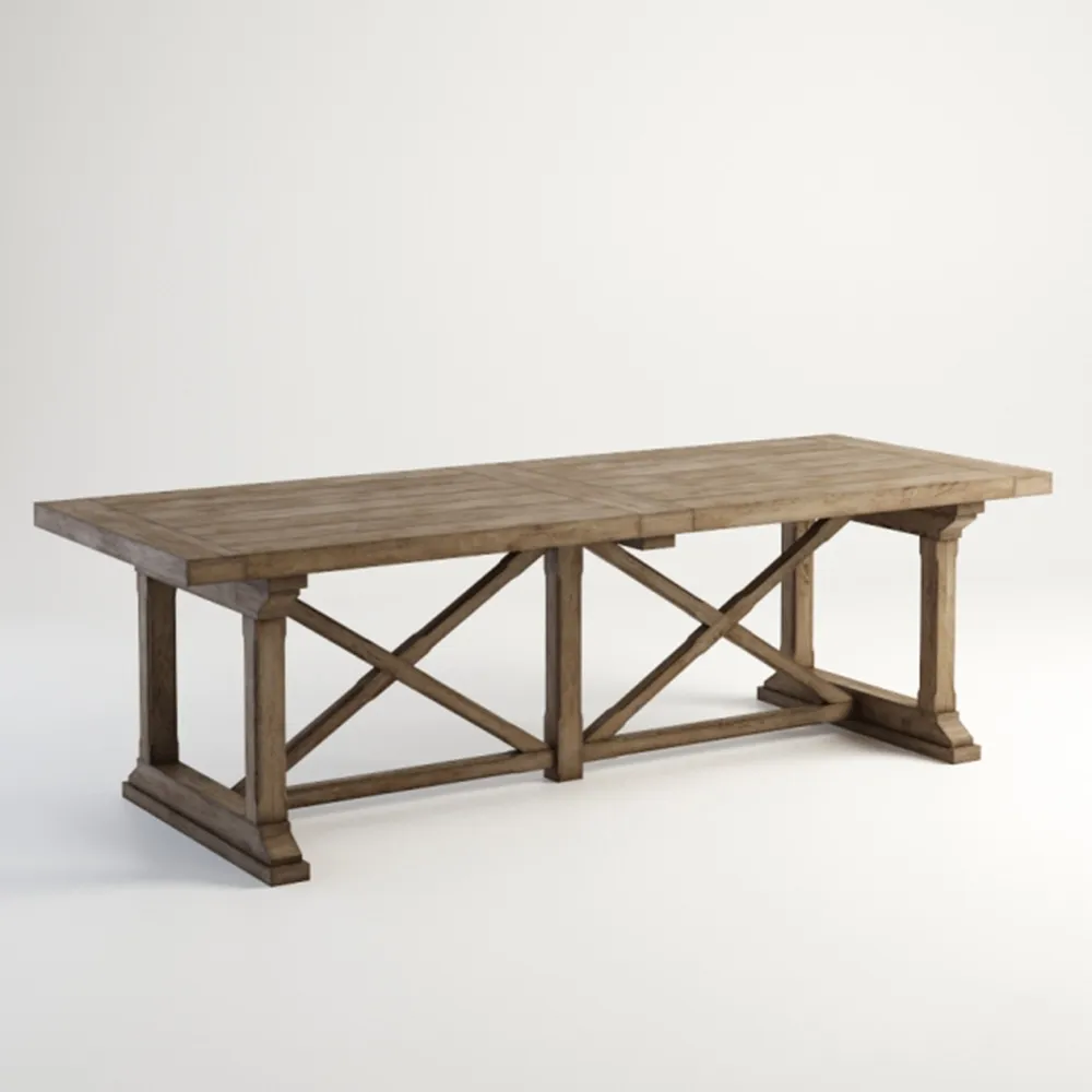 furniture - Dining table Preston Table 301.010-2N7 3D Model