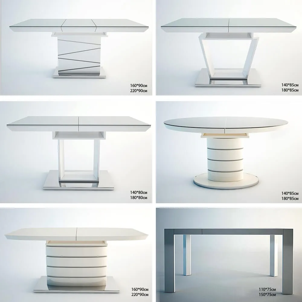 furniture - Dinner Table 47 3D Model