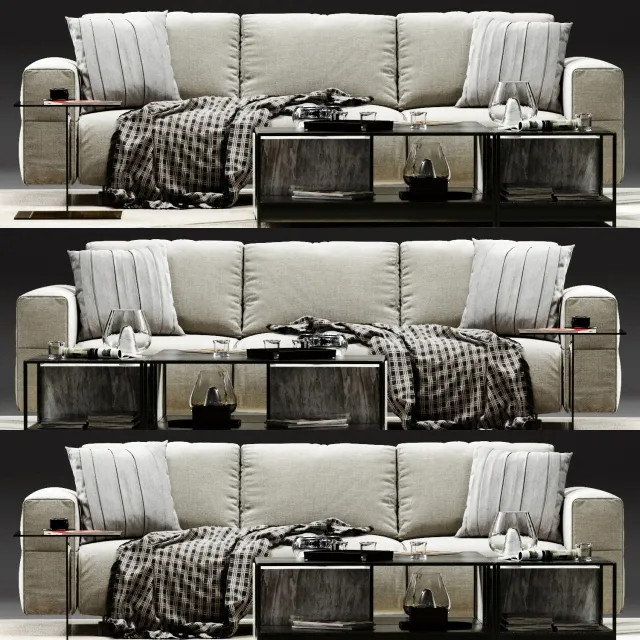 furniture - Ditre Italia Bag sofa 05 3D Model