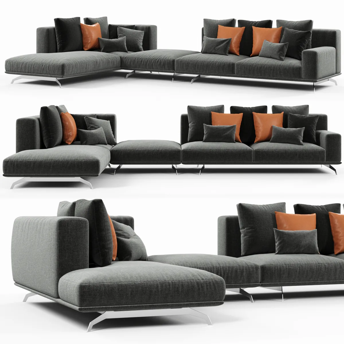 furniture - Ditre Italia Dalton sofa 3D Model