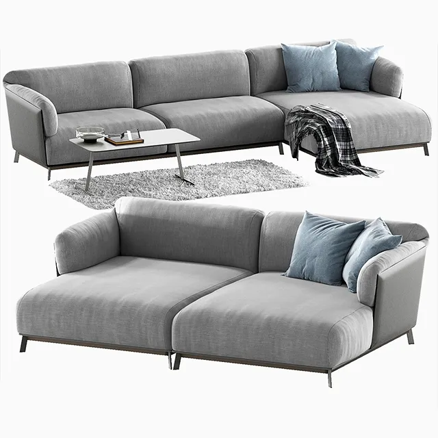 furniture - Ditre Italia Kailua sofa 1 3D Model