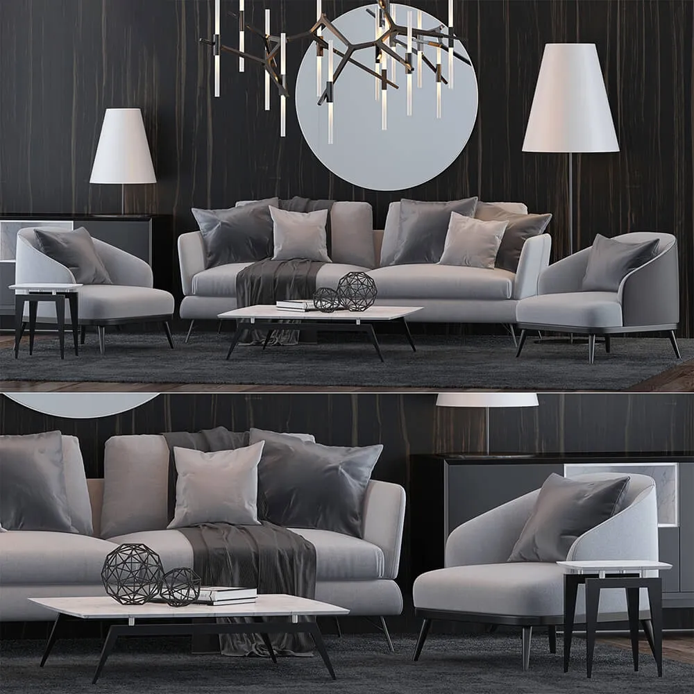 furniture - Ditre Italia set 1 3D Model