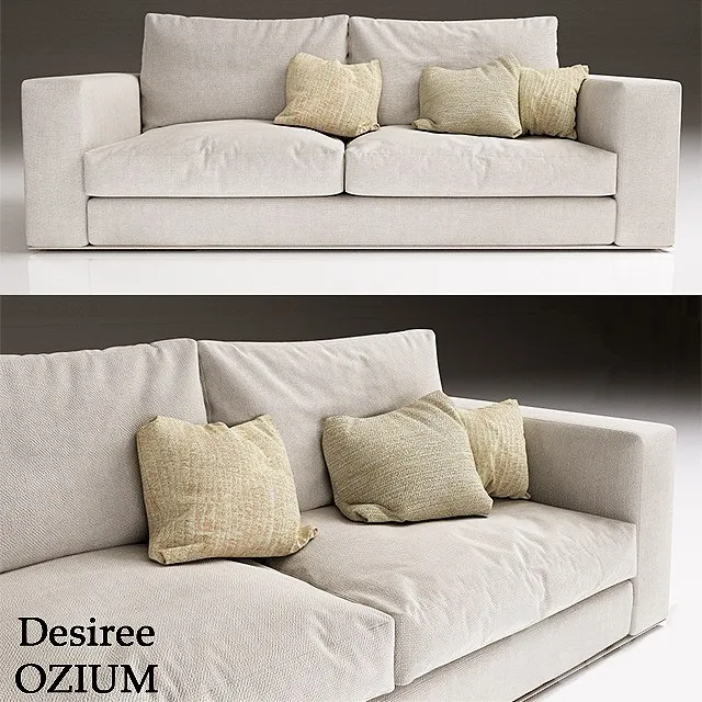 furniture - Divan Desiree OZIUM 3D Model