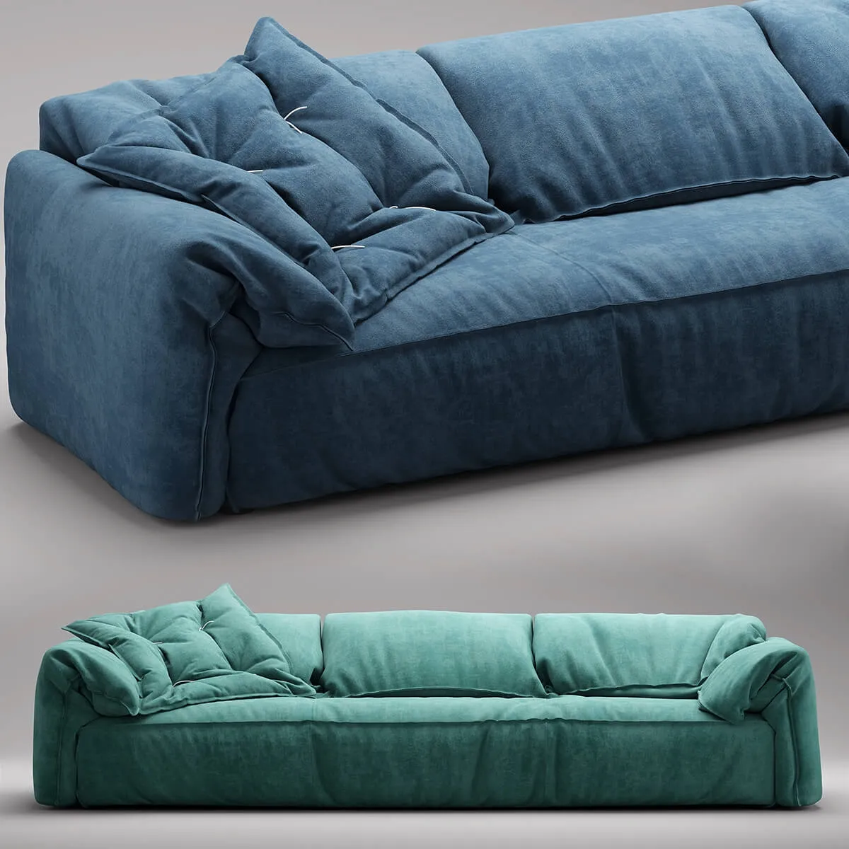 furniture - Divano Casablanca Sofa Baxter 3D Model