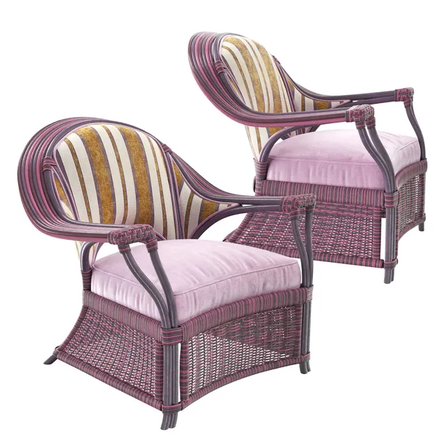 furniture - Dolce Far Niente ISABELLA armchair 05 3D Model