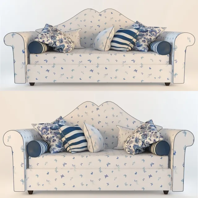 furniture - Dolfi Ally sofa 3D Model