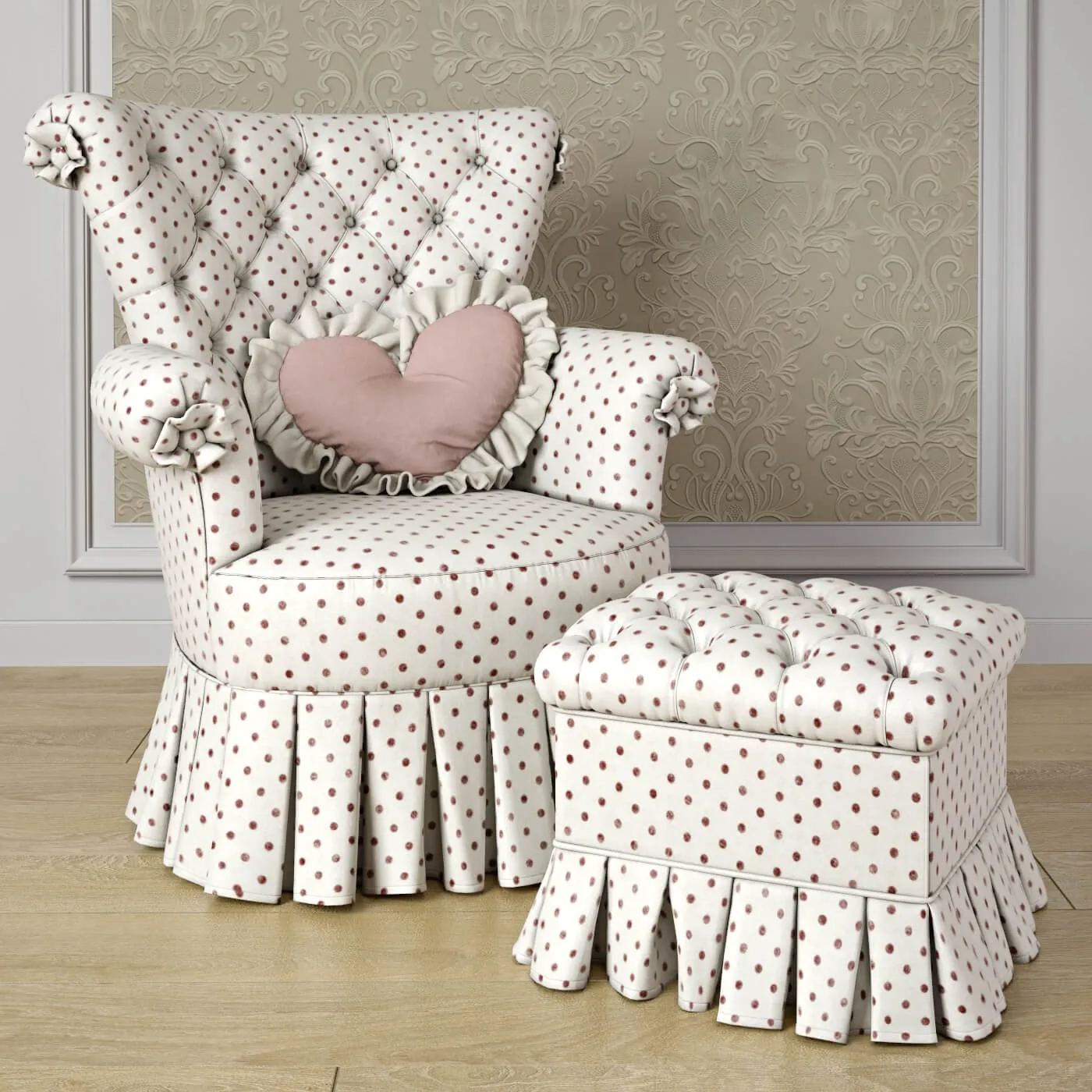 furniture - Dolfi Antony poltrona armchair 3D Model