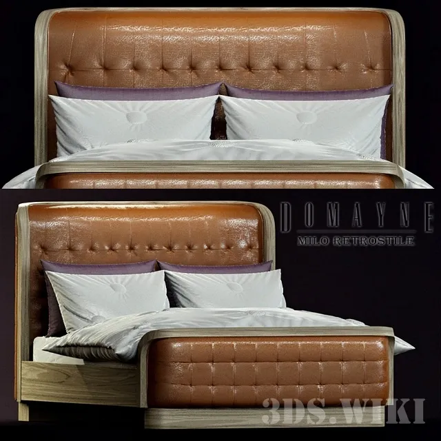 furniture - Domine Milo bed 3D Model