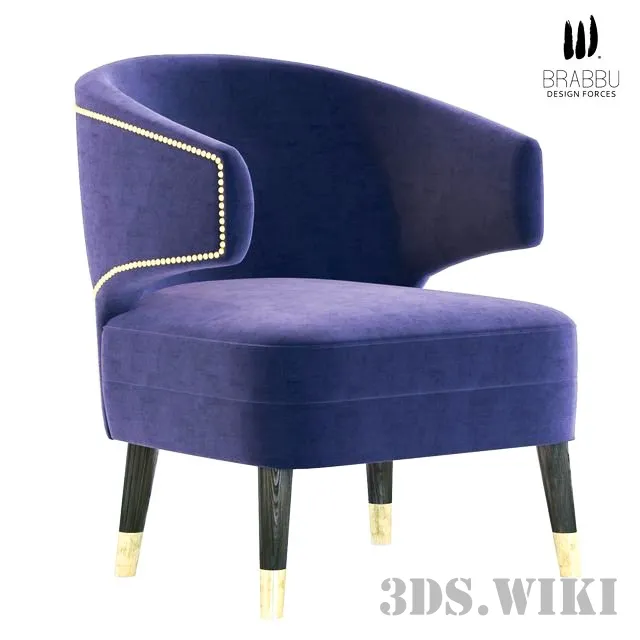 furniture - Dot&Bo Grover armchair 3D Model