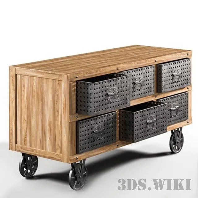 furniture - Dot&Bo Grover cabinet 3D Model