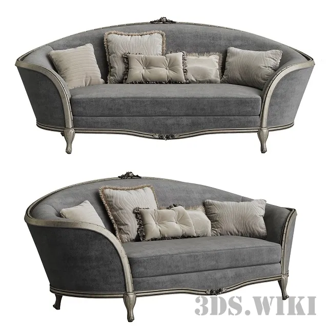 furniture - Double sofa 3214 DIV Savio Firmino 3D Model