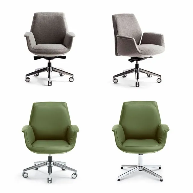 furniture - DownTown office chairs Poltrona Frau 3D Model