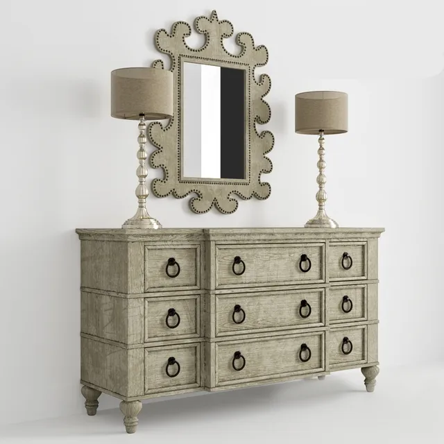 furniture - Dresser lexington 3D Model