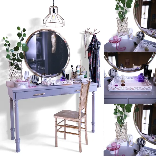 furniture - Dressing table with decorative filling 3D Model