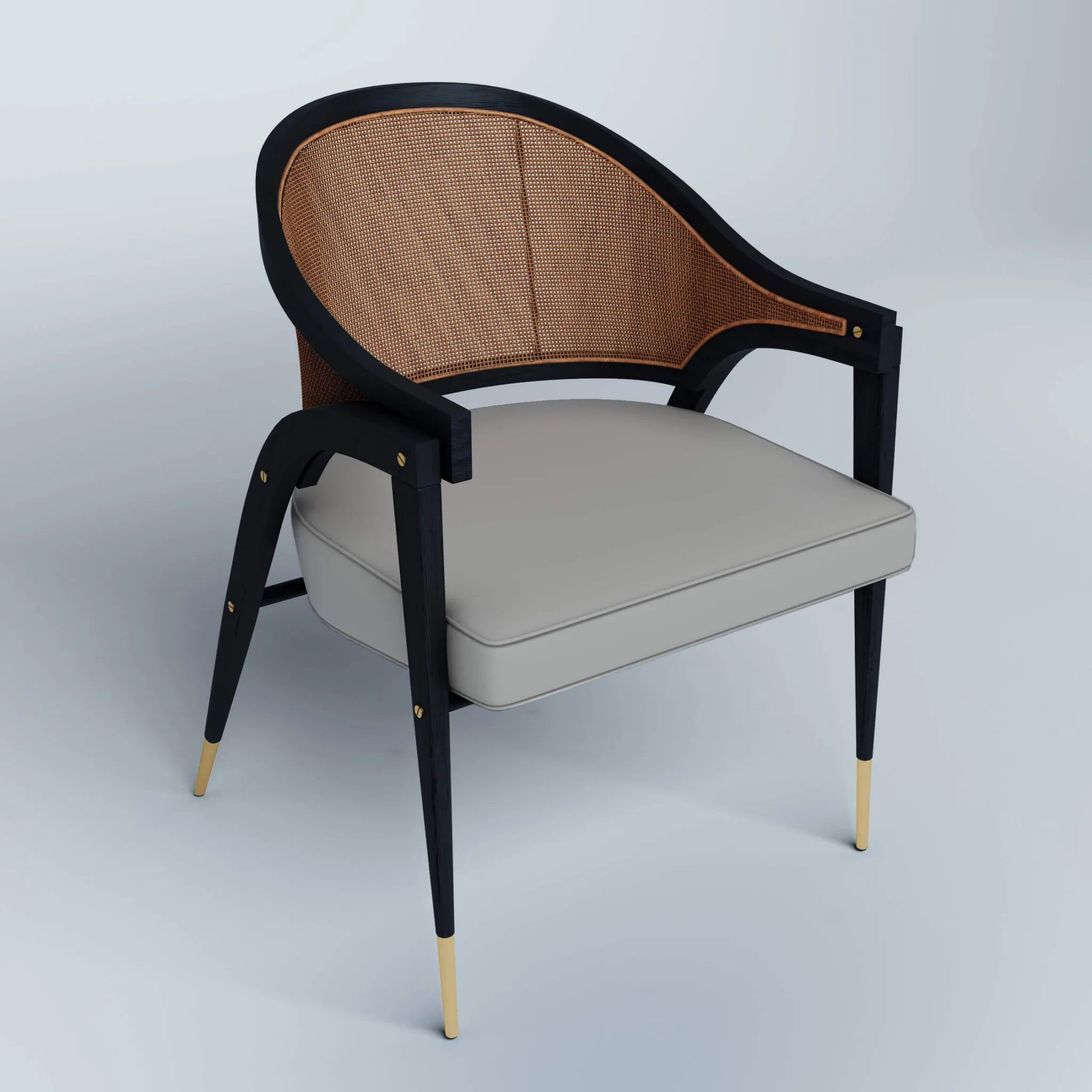 furniture - Dunbar armchairs - Edward Wormley 3D Model