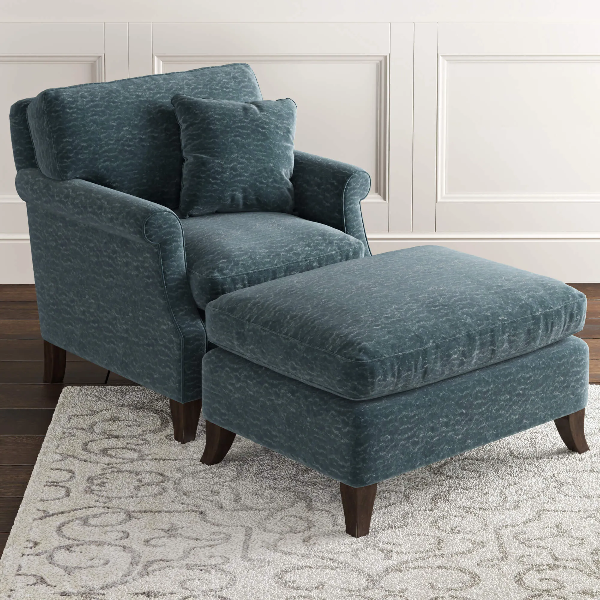 furniture - Duresta Alex armchair 05 3D Model