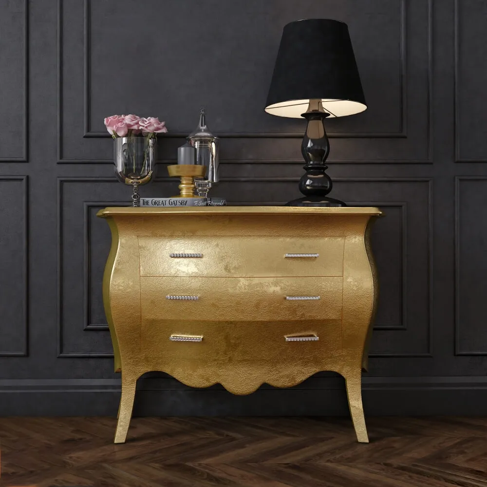 furniture - DV home collection drawer sign  and Between lampada 4 3D Model