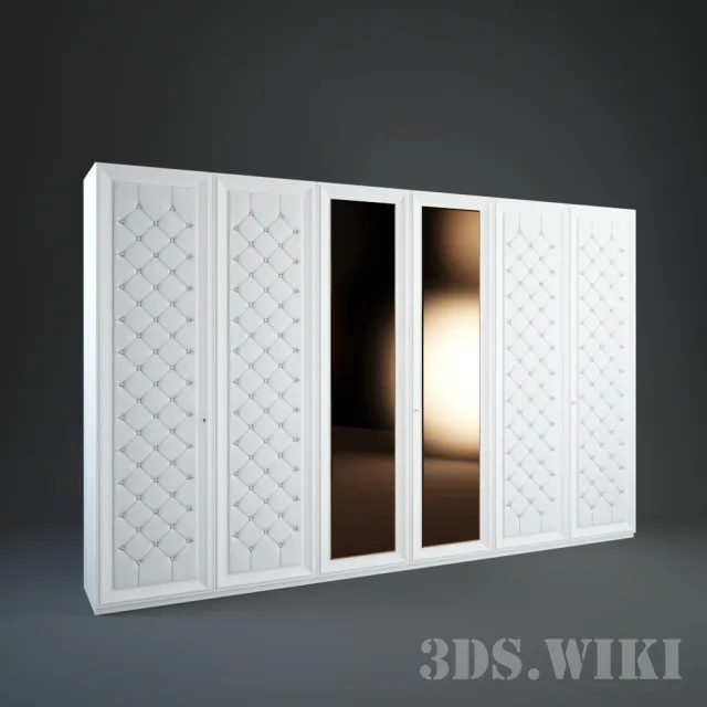 furniture - DV Home Wardrobe Vogue Armadio Batt 3D Model