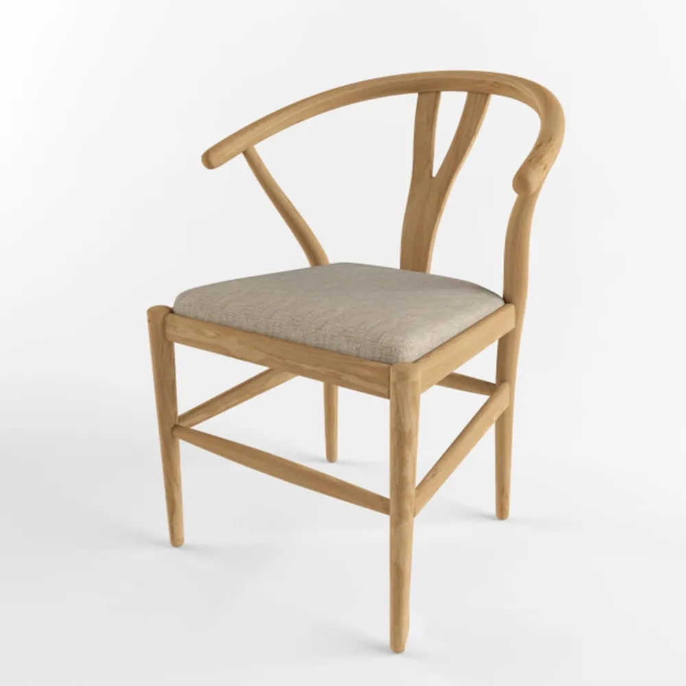 furniture - Eco chair with wooden frame 3D Model