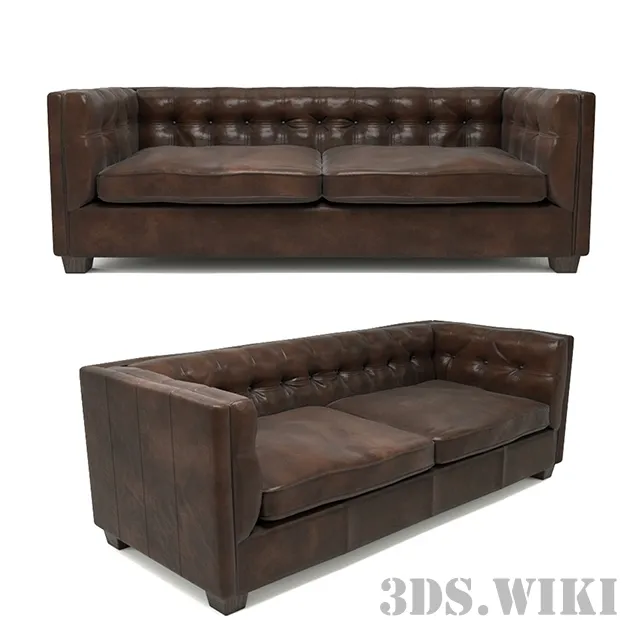 furniture - Edward sofa by Carlo Colombo 3D Model