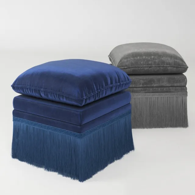 furniture - Eichholtz 110075 Stool Rochas 3D Model