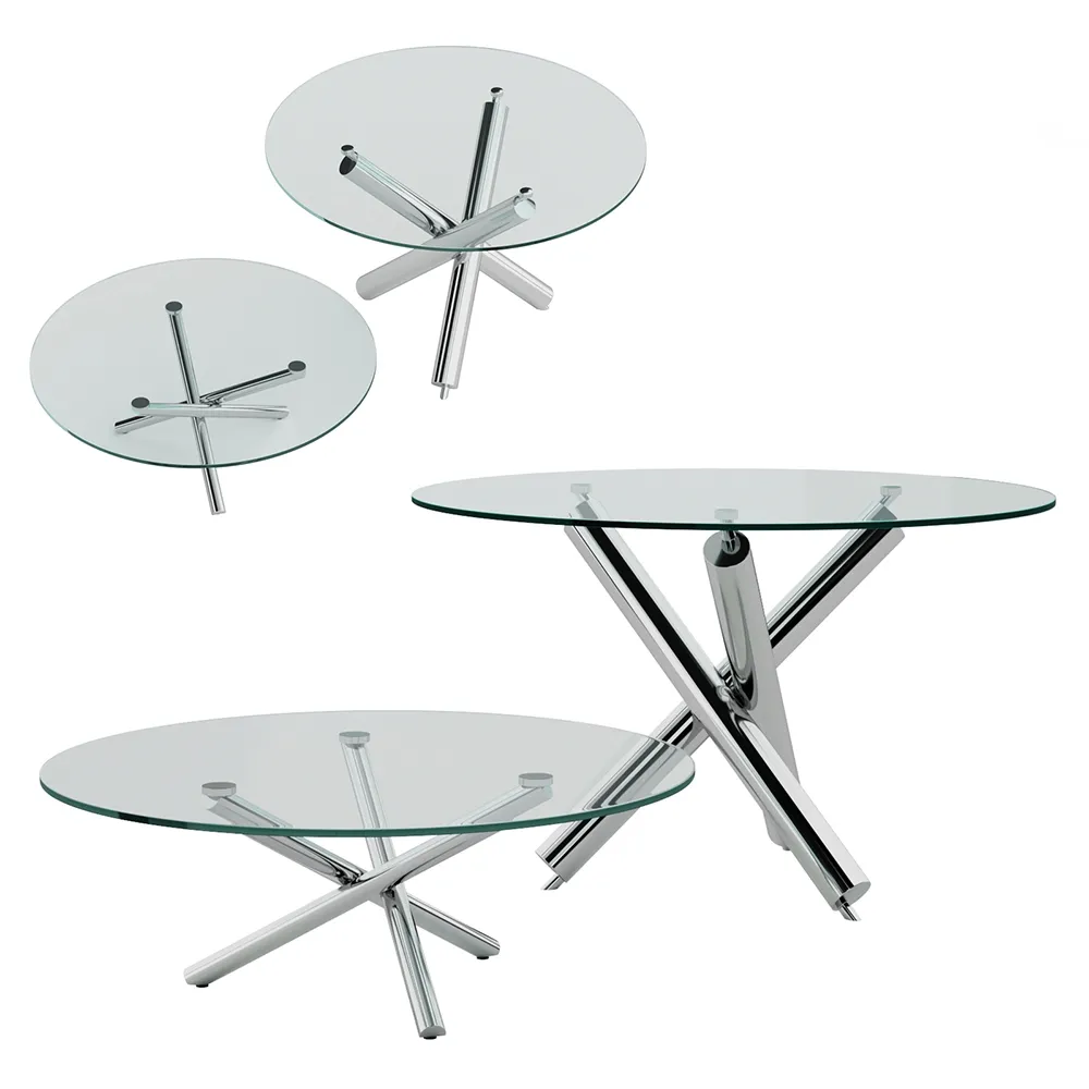 furniture - Eichholtz Corsica dinner table & coffee table 3D Model
