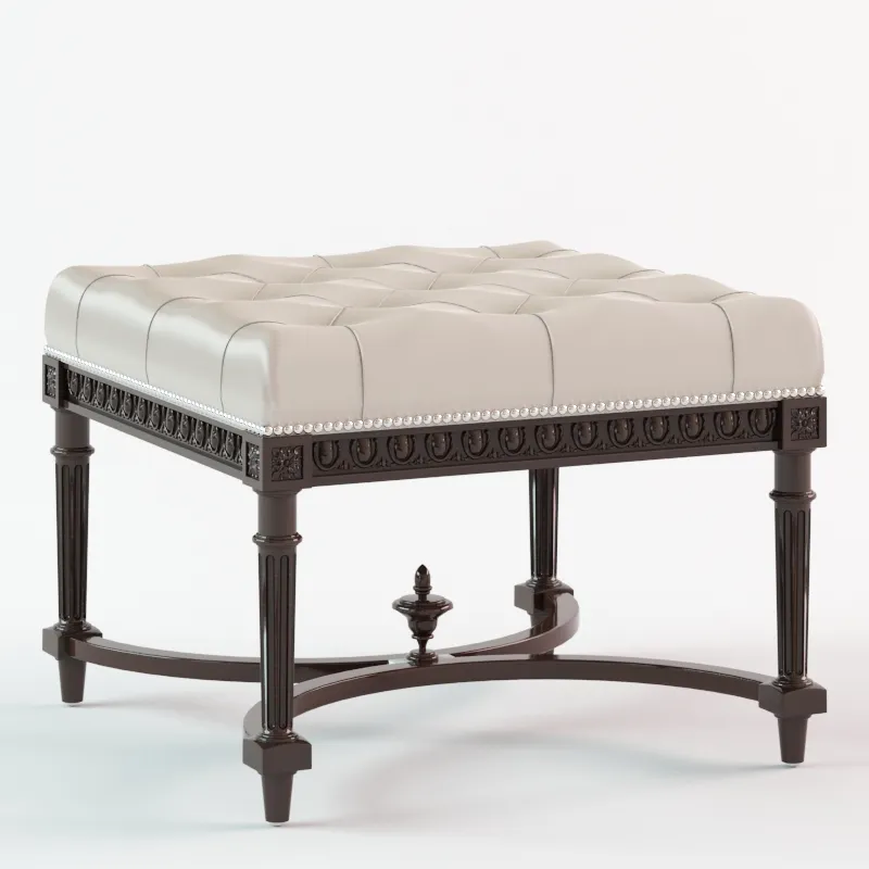 furniture - Eichholtz Footstool Parisienne 3D Model
