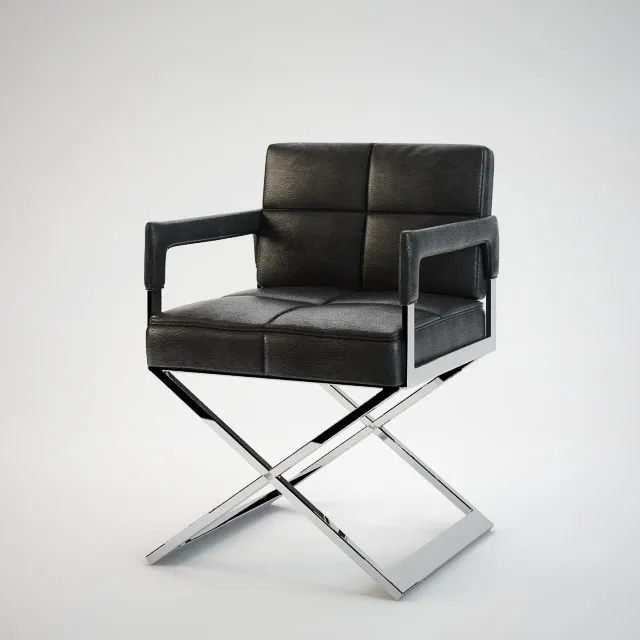 furniture - Eichholtz Louis Philip chair 02 3D Model