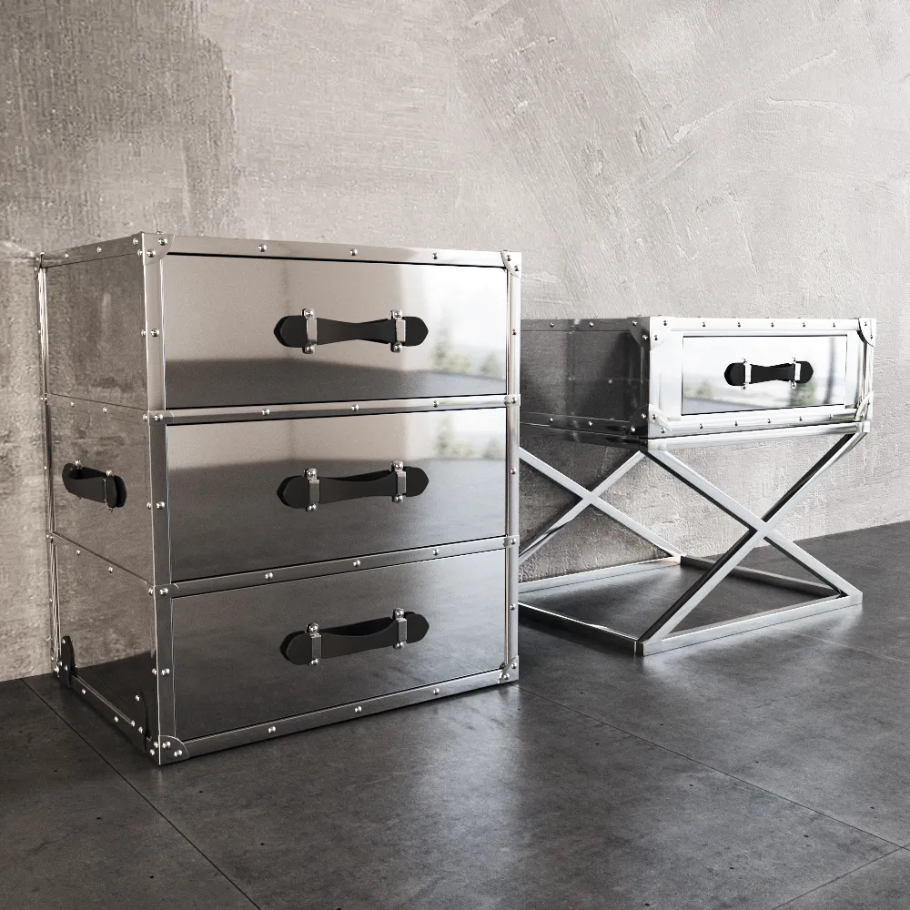 furniture - Eichholtz rack 08 3D Model