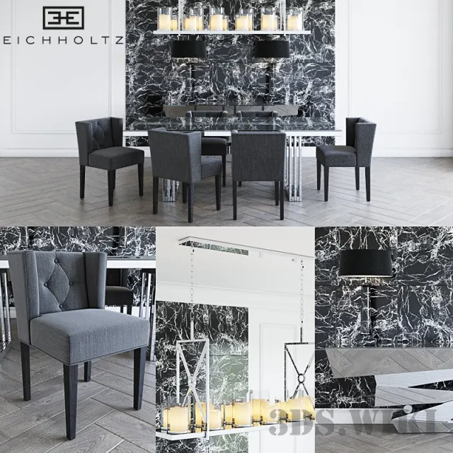 furniture - Eichholtz Set 02 3D Model