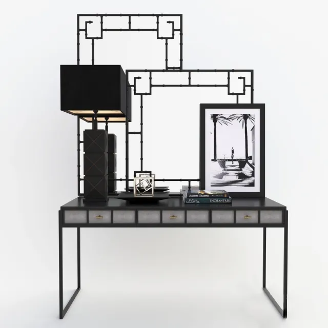 furniture - Eichholtz set 8 3D Model