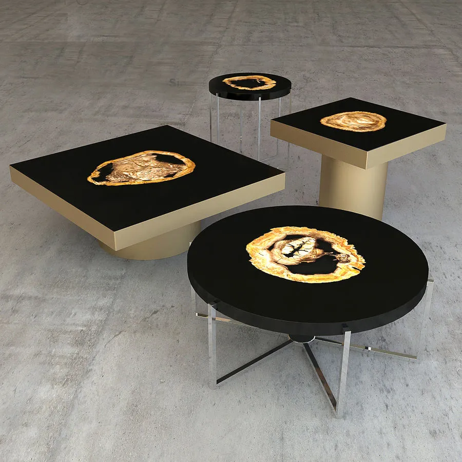 furniture - Eichholtz Villièrs and Pompidou tables 05 3D Model