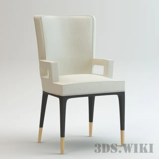 furniture - Elegant   armchairs 3D Model