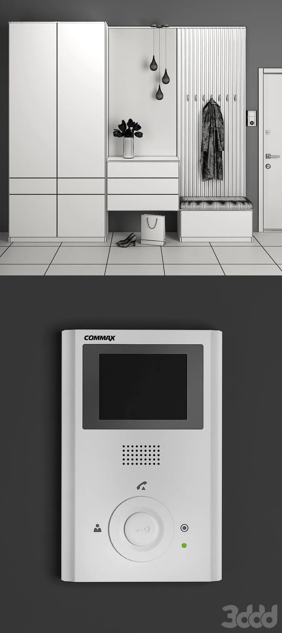 furniture - Entrance hall 25 3D Model