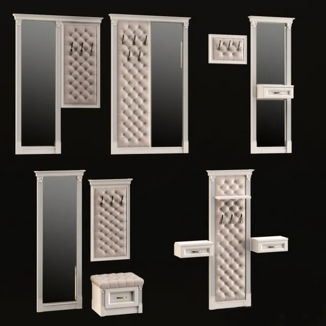 furniture - Entrance hall  Sameba 4 3D Model