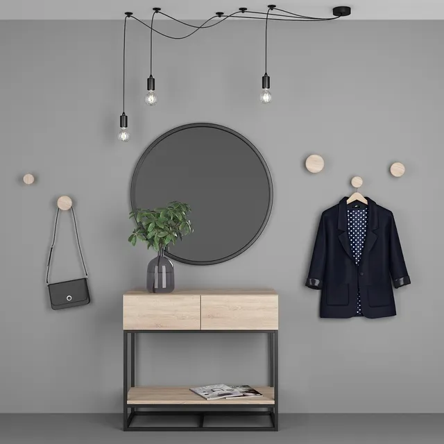 furniture - Entrance hallway 6 3D Model