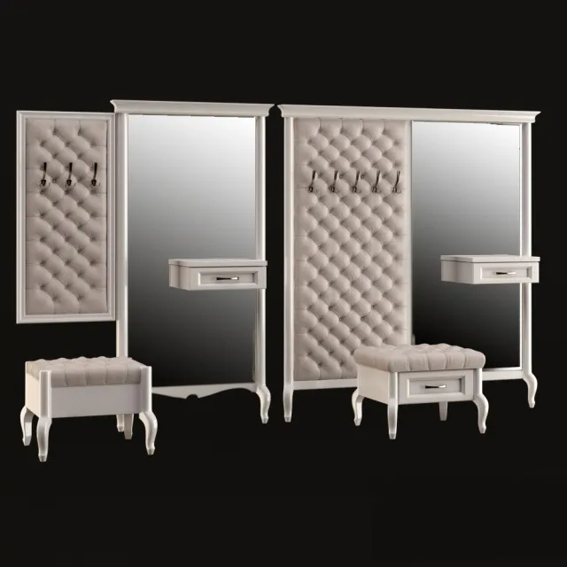 furniture - Entrance hallway. Sameba 10 3D Model