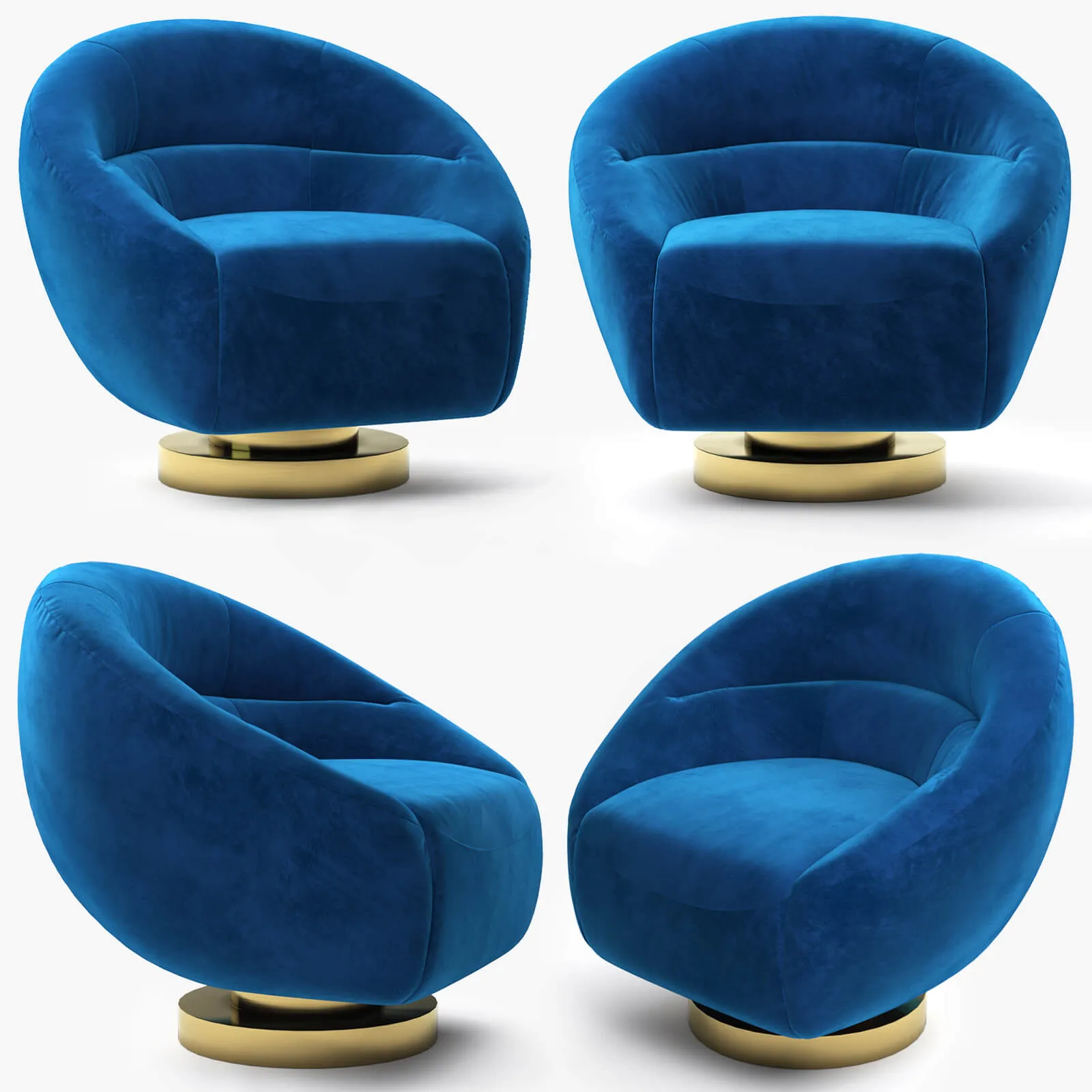 furniture - Essential Home Mansfield armchair 07 3D Model