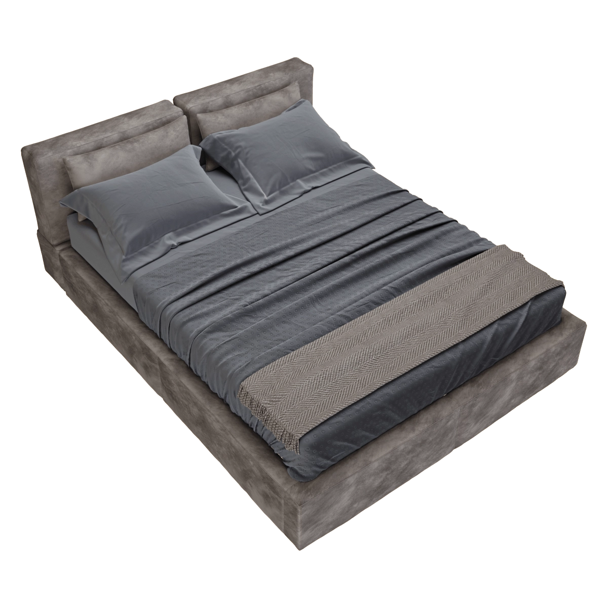 furniture - Estel Caresse bed 3D Model