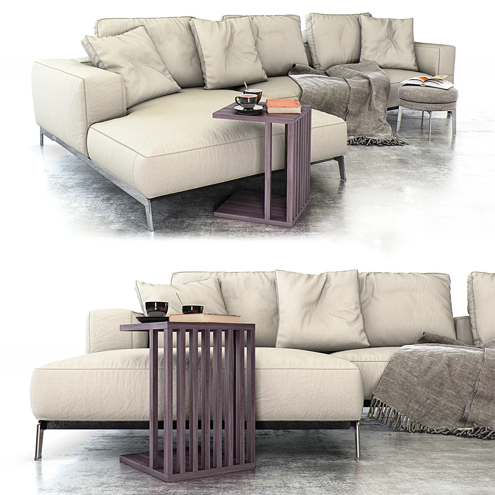 furniture - ETTORE sofa set 06 3D Model