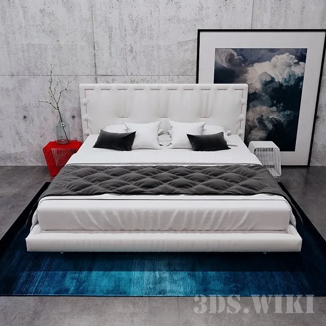 furniture - Eureka bed 3D Model
