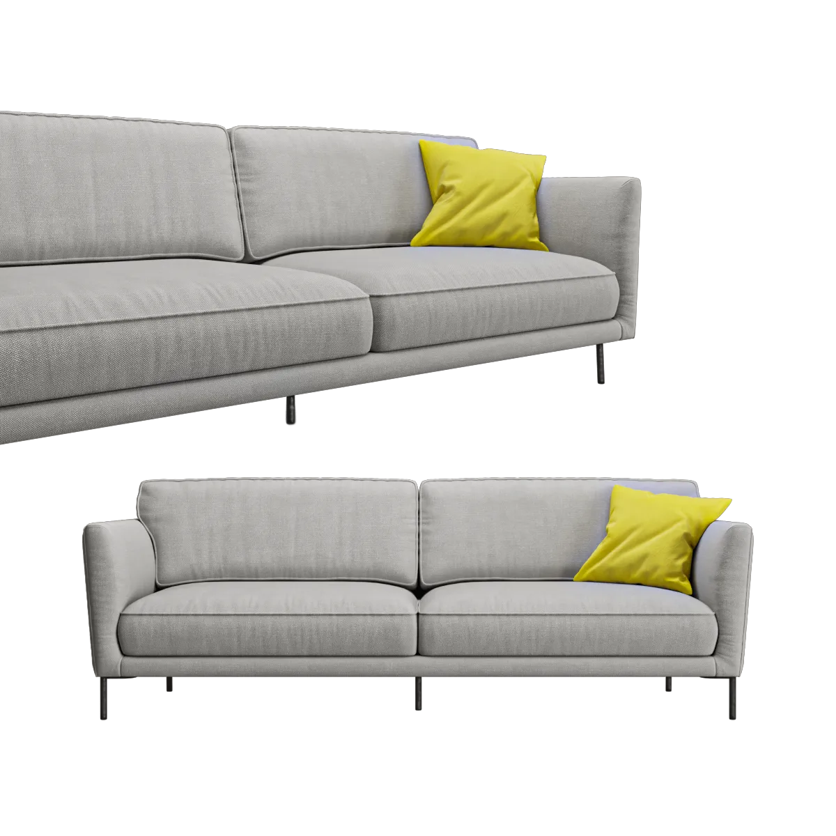 furniture - Everson Made sofa 3D Model